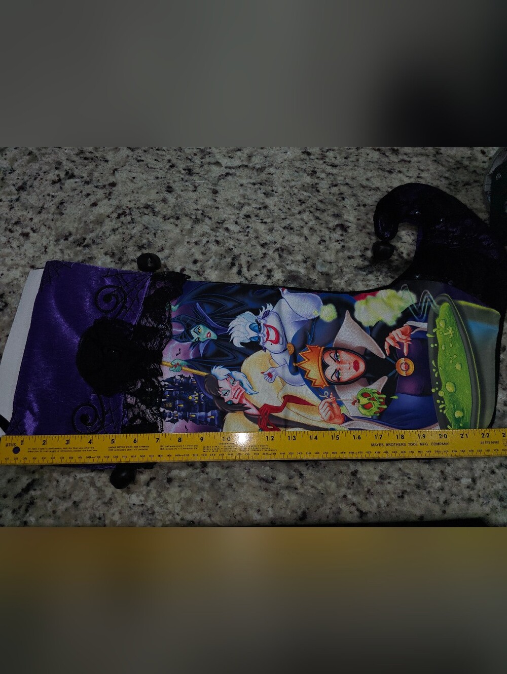Disney Parks Villain Large Christmas Stocking Ursula Maleficent Evil Queen NEW - Picture 8 of 16